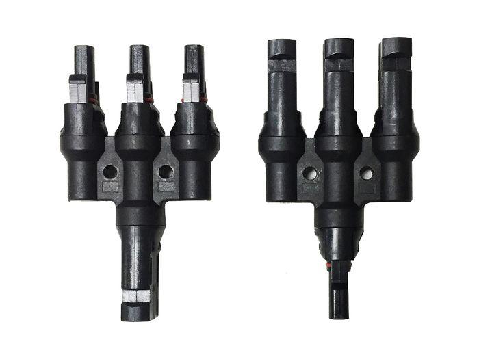 Connector Solar 3 Way Adaptor (set of 2) Max. rated current 30A - extremeoffgridaccessories