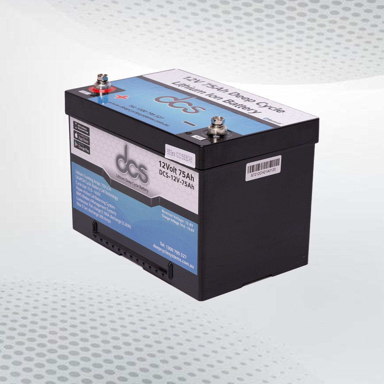 DCS 12V 75AH (Lithium) Ion Battery - extremeoffgridaccessories