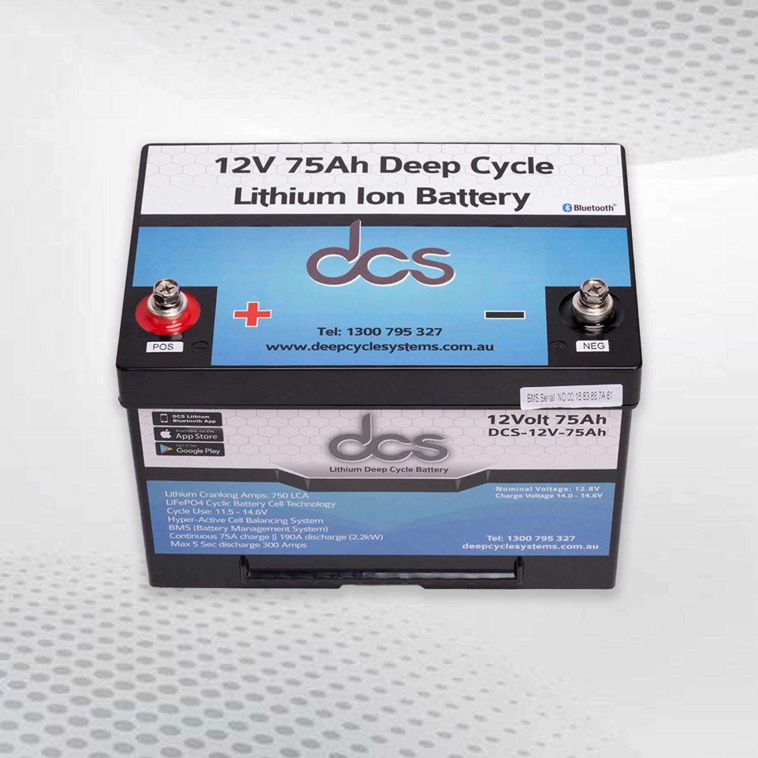 DCS 12V 75AH (Lithium) Ion Battery - extremeoffgridaccessories