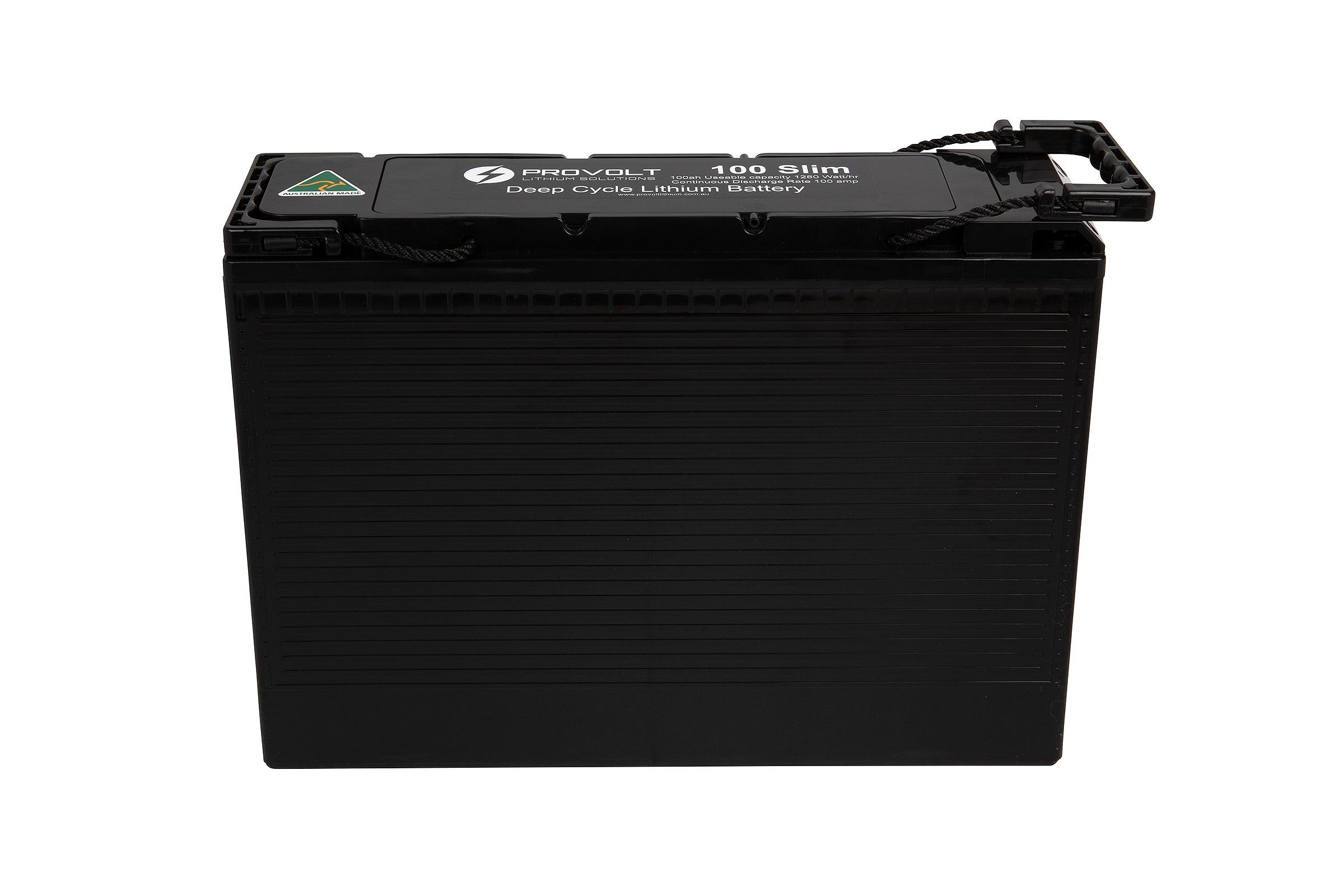 100 Slim Deep Cycle Lithium Battery - extremeoffgridaccessories