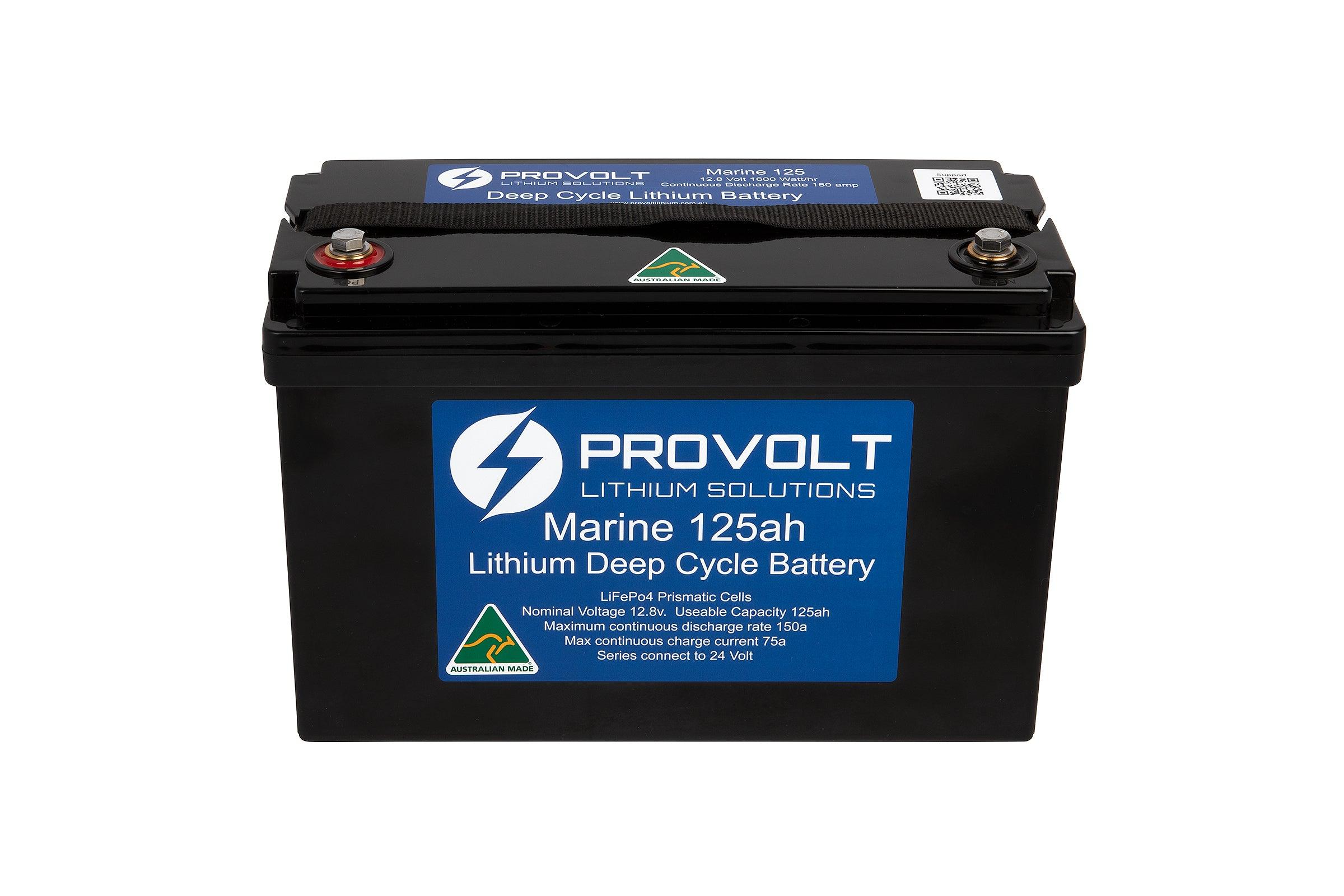 125 Marine Deep Cycle Lithium Battery - extremeoffgridaccessories