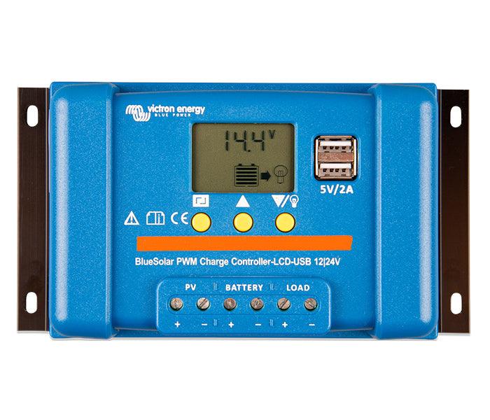 Victron BlueSolar PWM-LCD & USB 12/24V-20A - extremeoffgridaccessories